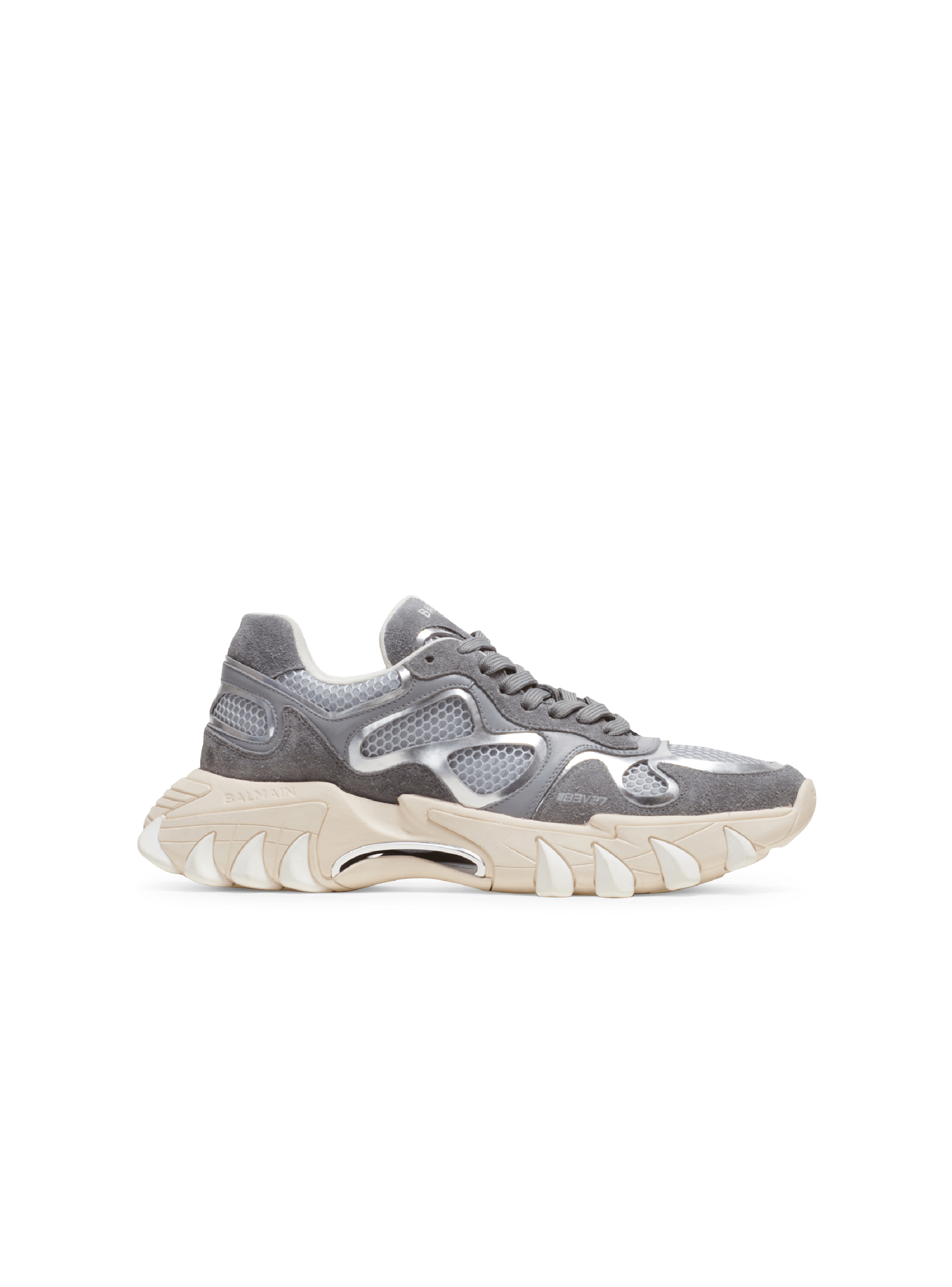 B-East trainers in metallic leather and mesh